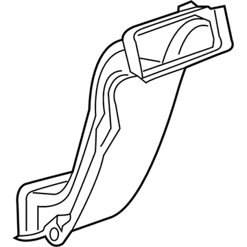 Cadillac 23225471 Rear Duct