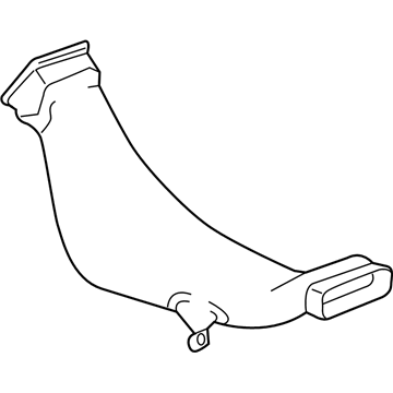 GM 23288302 Duct Assembly, Front Floor Console Rear Air