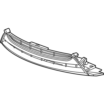 GM 42785814 PLATE-FRT BPR FASCIA SKID