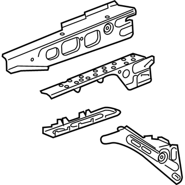 GM 84631447 Rail Assembly, F/Cmpt Otr Si