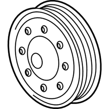 GMC Water Pump Pulley - 12652047