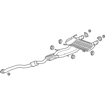 2017 Cadillac ATS Exhaust Pipe - 84275999