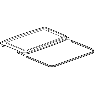 Cadillac 23439869 Fixed Glass