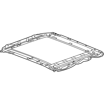 Cadillac 23472981 Sunroof Frame