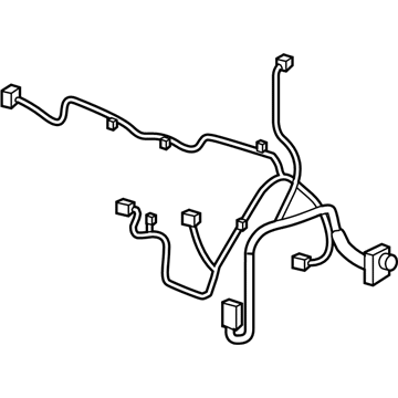 GM 20840124 Harness Assembly, Front Side Door Door Wiring