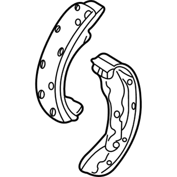 Saturn 21019008 Brake Shoes