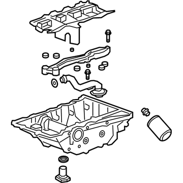 Cadillac 12700106 Oil Pan