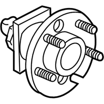 Buick 12413091 Hub & Bearing