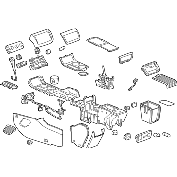 Chevy 22739835 Console Assembly