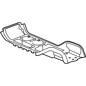 2010 Chevy Traverse Center Console Base - 20817653