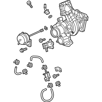 GM 12736186 TURBOCHARGER ASM-CMPR AIR INT