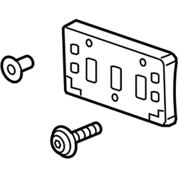 Chevy 95107111 License Bracket