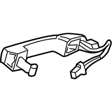 GM 13587124 Handle Kit, Rear Side Door Outside (Primed)