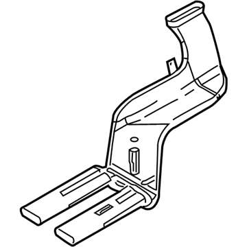 GM 96539506 Duct,Floor Air Outlet Rear