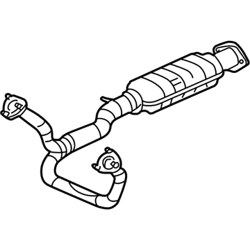 2002 GMC Sonoma Catalytic Converter - 15744829