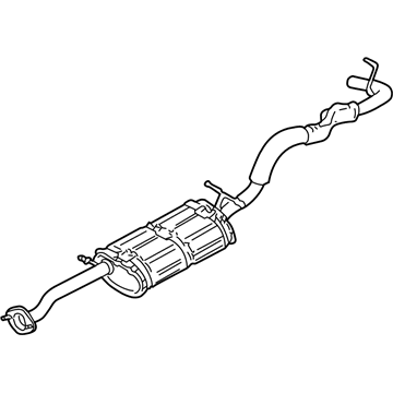 2000 GMC Sonoma Muffler - 15156936