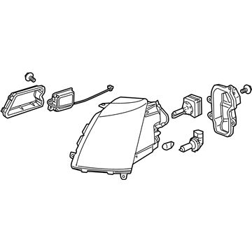 Cadillac 20836118 Headlamp Assembly