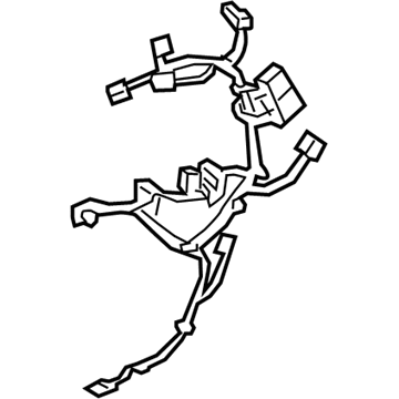 GM 23358798 Harness Assembly, Front Side Door Wiring