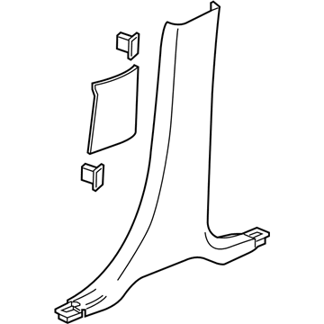 GM 84610060 Panel Assembly, Ctr Plr Lwr Tr *Beige G