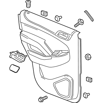 GMC 84365543 Door Trim Panel