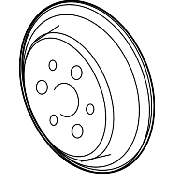 Chevy 90537298 Pulley