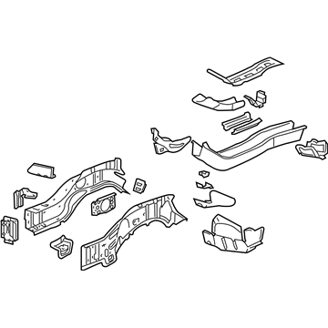 Chevy 22877502 Lower Rail Assembly