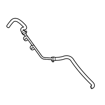 GM 15914233 Coolant Recovery Reservoir Inlet Hose