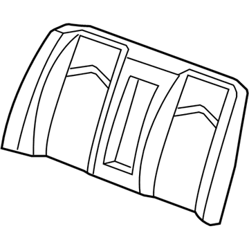 GM 25777065 Pad Assembly, Rear Seat Back Cushion