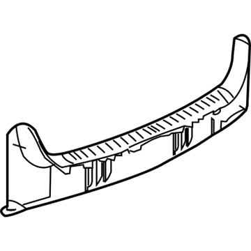 Pontiac 92251455 Rear Panel Trim