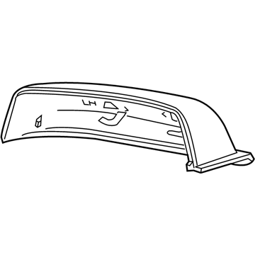 Chevy 22860532 Mirror Cover