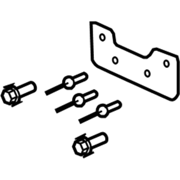 Saturn 10370228 License Bracket