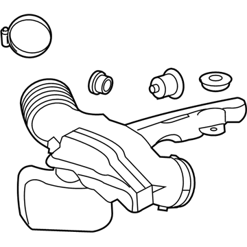 2008 Hummer H2 Air Intake Coupling - 10359025