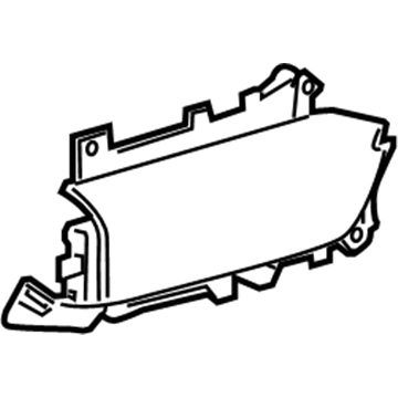 Cadillac 15797797 Map Pocket