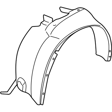 Saturn 22699969 Fender Liner