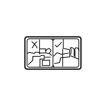 Chevy 84089673 Fuel Label