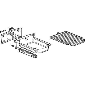 GM 85510730 Tray Assembly, F/Flr Cnsl Stow *Dk Grey