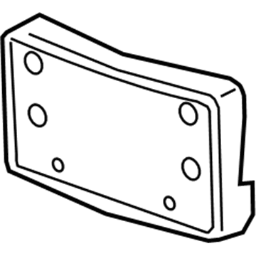 GM 22757025 Bracket, Front License Plate