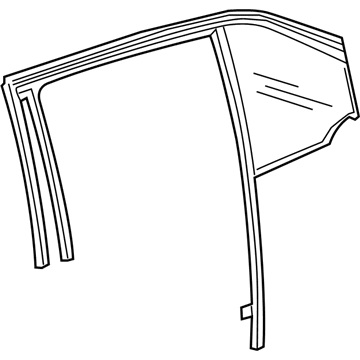 Cadillac 42855737 WEATHERSTRIP,REAR SIDE DOOR WINDOW