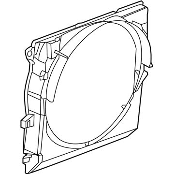 GMC 84106737 Fan Shroud