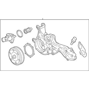 GM 12700555 Water Pump Assembly (W/ Manif)