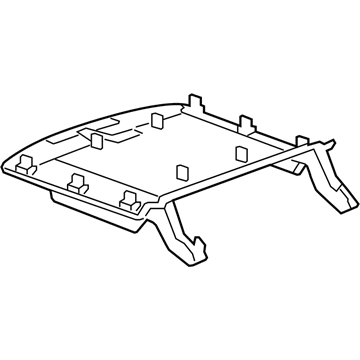 GM 84501049 Cover Assembly, F/Flr Cnsl A/Rst Hge