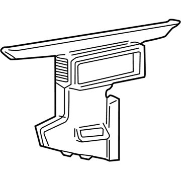 Chevy 52458586 Defroster Duct