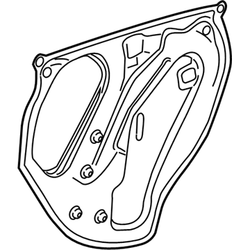 GM 23360423 Deflector Assembly, Rear S/D Wat