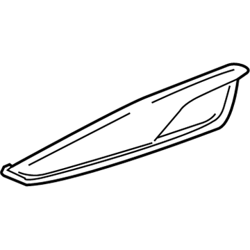 GM 22758746 Applique,Rear Side Door Trim Panel