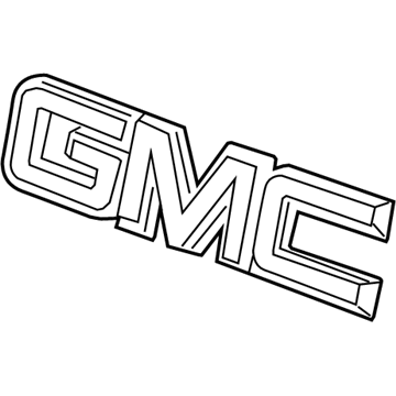 GMC 23456058 Emblem