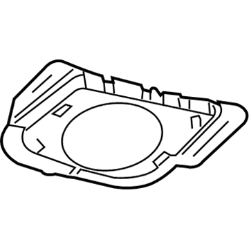 GM 20788122 Housing, Radio Rear Speaker *Less Finish