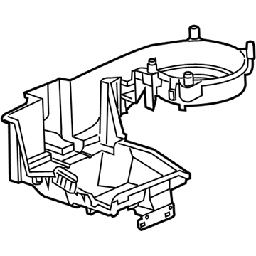 GM 13337764 Case, Heater & A/C Evaporator & Blower Lower