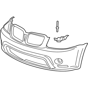 2009 Pontiac Torrent Bumper - 19120951