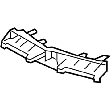 GM 15890078 Support, Front Bumper Fascia