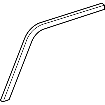 GM 15113130 Weatherstrip Assembly, Front & Rear Side Door Upper Auxiliary